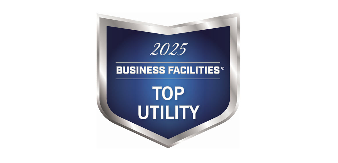 Business Facilities Top Utility Award 2025